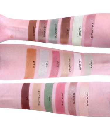 18 Colors Eyeshadow Palette & Brush Set High Pigmented Makeup Kit for Women & Teens | MAGIC SPELL KIT - Buy Online on GoSupps.com
