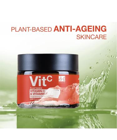 Dr Botanicals Vitamin C & E Brightening Duo Moisturizer - Anti-Aging Formula for Radiant Skin | 2.0 Fl Oz - Brighten & Protect Day and Night - Buy Online on GoSupps.com