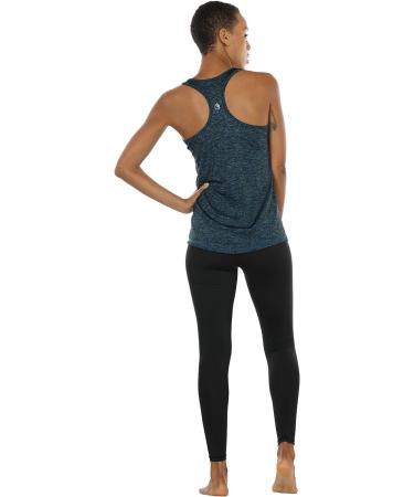Icyzone Women's Workout Tank Tops - Racerback Athletic Yoga Shirts (Pack of 3) - Royal Blue/Purple/Charcoal - Medium - Buy Online on GoSupps.com