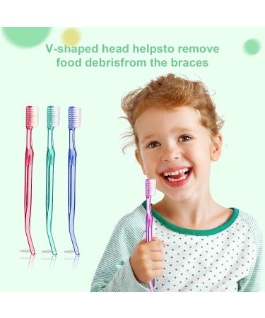 Orthodontic Toothbrush Braces Double-Ended Interdental Brush for Detail Cleaning - 12 Pieces - Buy Online on GoSupps.com