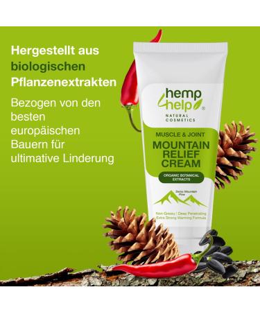 Organic Heat Ointment for Active Muscle & Joint Relief | Natural Pain Relief with Plant Extracts for Knee Neck Arthrosis & Rheumatism - Vegan & Cruelty-Free - Buy Online on GoSupps.com