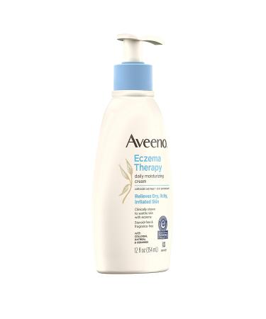 Aveeno Eczema Therapy Daily Moisturizing Cream - Colloidal Oatmeal Lotion for Sensitive Skin, 12 fl. oz - Buy Online on GoSupps.com