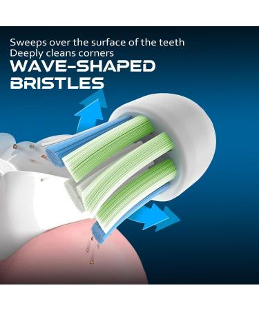 AYAITEE Replacement Brush Heads Compatible with Philips Sonicare 7900 Toothbrush fit DiamondClean 9000 ProtectiveClean 4300-8 Pack Toothbrush Heads White White 1 count (Pack of 8) - Buy Online on GoSupps.com