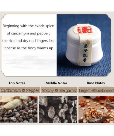 3PCS Solid Balm Sets Solid Perfume Portable Pocket Ceramic Jar Balm Perfume Perfect for Travel Use Natural Rose Ambergris Ebony Fragrance Perfume for Men and Women - Buy Online on GoSupps.com