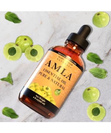 Mary Tylor Naturals Amla Seed Oil (4 oz) - Premium Therapeutic Grade, 100% Pure & Natural, Cold-Pressed, Unrefined - Ideal for Hair Care - Buy Online on GoSupps.com