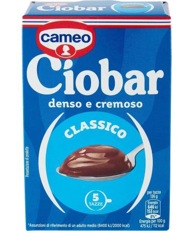 Italian Gourmet Ciobar Classico Cameo Chocolat Chaud Italien pais & Tr s Cr meux Pr paration en Poudre Cacao Lot conomique 12 x 125 g (1 5 kg) + Italian Gourmet Polpa - Buy Online on GoSupps.com