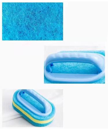 2pcs Household Cleaning Tools Sponge Cleaning Brush with Handle for Daily Use in Kitchen - Buy Online on GoSupps.com