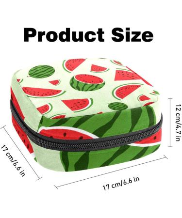 Summer Fruit Watermelon Bandage Storage Bag - Portable Menstrual Cup & Pad Pocket for Teens & Women - Buy Online on GoSupps.com
