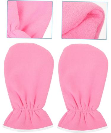 FRCOLOR 1 Pair Exfoliating Hand Mask Pink Disposable Gloves Hand Moisturizer Gloves Body Gel Black Cotton Gloves Women Exfoliating Body Mitt Hand Spa Gloves Heat Preservation Gloves Miss 29x16cm - Buy Online on GoSupps.com