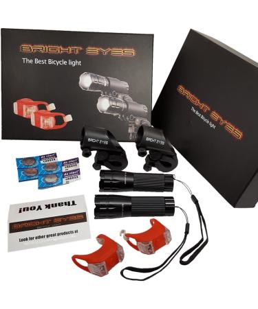Bright Eyes Aircraft Aluminium Waterproof 300 Lumen LED Bike Light Set - 2 Pack - Buy Online on GoSupps.com