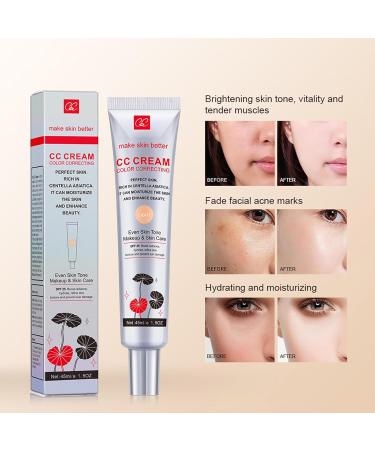 CC Cr me La Centella Asiatica Cr me Teint e Anti-Rougeur CC Red Correct Correctrice De Couleur Perfecteur Et Correcteur De Teint Spf 25 Couverture Naturelle Imperm able Et Longue Tenue (Claire) - Buy Online on GoSupps.com