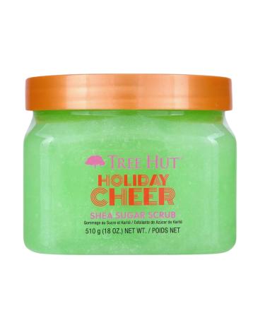 Tree Hut Holiday Cheer Shea Sugar Scrub 18 Ounces