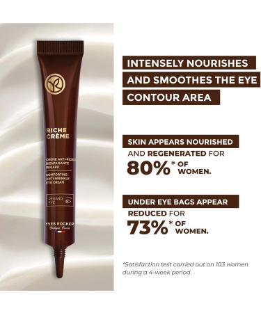 Yves Rocher Eye Cream Riche Cr me Comforting Cream with precious oils for Mature Skin + Dry skin 14 ml tube (Anti-Wrinkle Eye Cream) - Buy Online on GoSupps.com