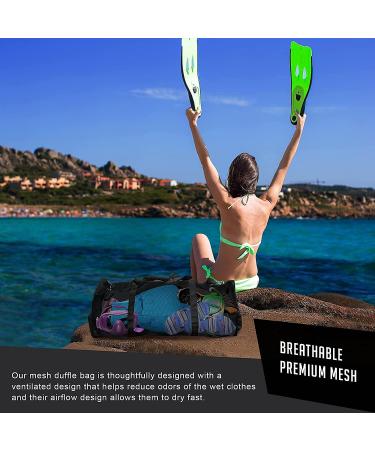 RIMSports XX-Large Mesh Duffle Dive Bag - Heavy Duty Scuba Bag for Diving Equipment - Buy Online on GoSupps.com
