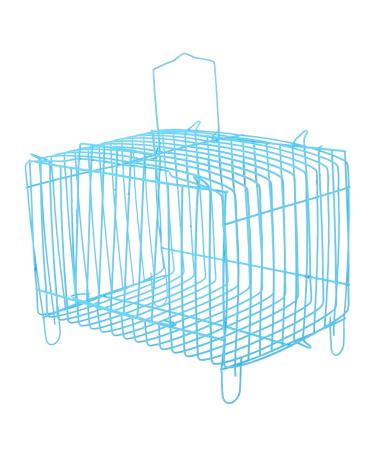 POPETPOP Bird Travel Carrier Cage Square Roof Parrots Cage Metal Bird Crate Prevent Beaks Out for Canaries Parakeet