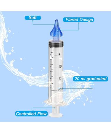 Ear Wax Cleaner Syringe Kit - 2 Pieces 20 ML - Ear Wax Removal & Irrigation Tool for Humans - Buy Online on GoSupps.com