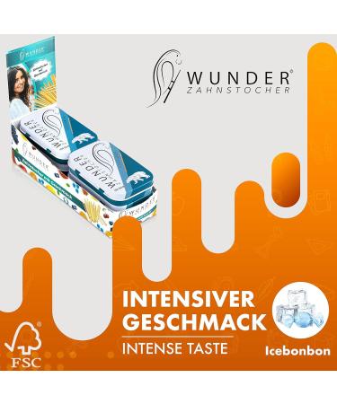 Wonder Toothpick Display (6-Pack) - Flavorful Sugar-Free Fresh Breath Solution | Plastic-Free Chewing Gum Alternative for Smoking Cessation - Buy Online on GoSupps.com