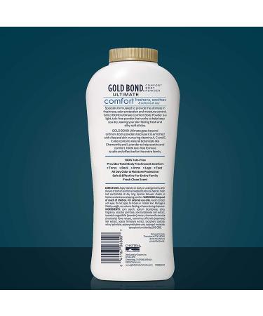 Gold Bond Ultimate Comfort with Aloe Body Powder - 10 Oz, Talc-Free - Buy Online on GoSupps.com