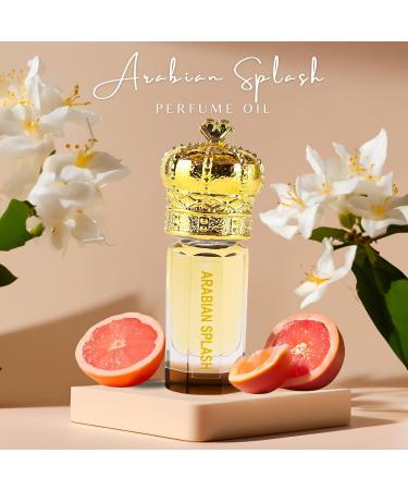 ARABIAN PERFUMES & OILS ARABIAN SPLASH Perfume Oil - Alcohol Free with Fruity Floral Musky Fragrance Oil for Men and Women 0.10 Fl. Oz. - Buy Online on GoSupps.com