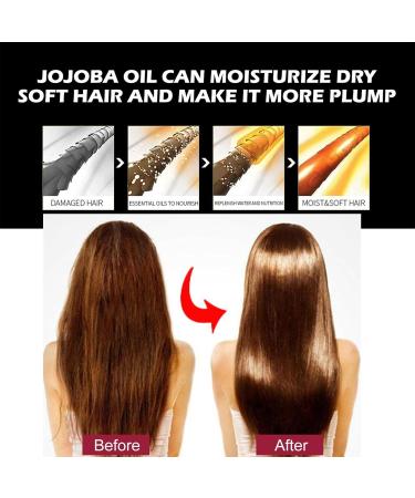 Hair Oil For Regrowth Jojoba Oil Anti Frizz Hair Growth Oil For Hair GrowthNatural Hair Growth Oil Anti Frizz Hair Oil 30ml For Dry Damaged Hair And - Buy Online on GoSupps.com