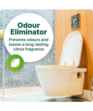HouseProud 6 in 1 Toilet Macerator Cleaner and Descaler 5L - Citrus Burst Scented Toilet Cleaner and Limescale Remover Suitable for All Toilet Macerators Including Saniflo Macerators - Buy Online on GoSupps.com