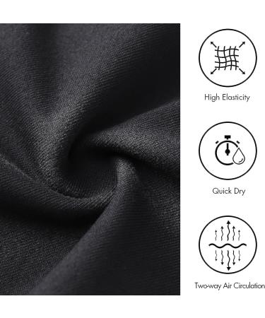 BALEAF Men's Yoga Leggings Running Tights with Pockets - Black Large - Buy Online on GoSupps.com