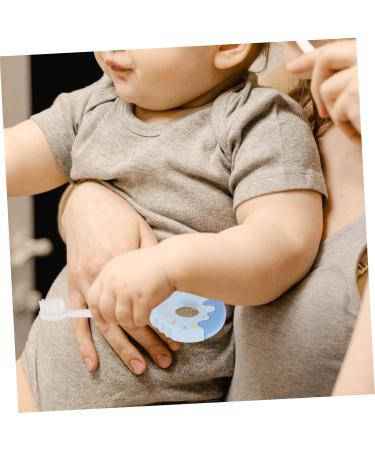 Minkissy Soft Fur Toddler Toothbrush - Blue Silicone Head - 1 Pack | Gentle Oral Care for Kids - Buy Online on GoSupps.com