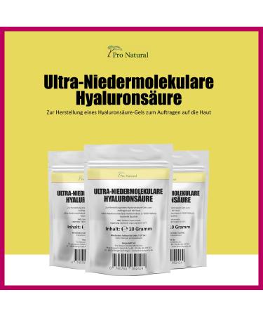 10g Hyaluronic Acid Powder for DIY Cosmetics & Gel | Premium Quality | Fast International Shipping - Buy Online on GoSupps.com