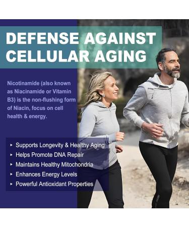 NEVISS Nicotinamide 500mg Gummies Niacinamide Supplement with Collagen Peptides (Flush Free Niacin) Vitamin B3 Niacinamide for Anti-Aging NAD+ Levels Longevity Focus & Brain Sugar Free 60Cts 60 Count (Pack of 1) - Buy Online on GoSupps.com