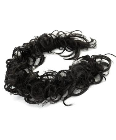 Imissu Large Hair Part | Elastic Hair Tie for Updo & Chignon | Black Hair Extension Band for Girls - International Shipping - Buy Online on GoSupps.com