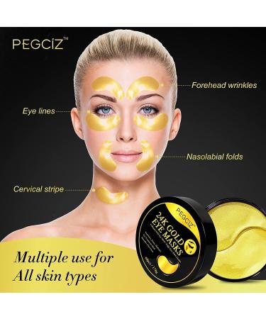 AIQIUSHA 30 Pairs Under Eye Treatment Masks Natural Gel Patch Lighten Dark Circles Collagen Eye Care Mask for Anti-Wrinkle Eye Bags Skin Care Moisturizing Soothing Firming - Buy Online on GoSupps.com