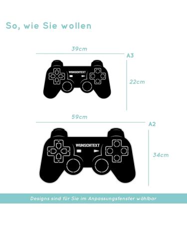 Personalized Wooden Gaming Controller Lamp | Perfect Gift for Gamers | Unique Gaming Room Decor - Buy Online on GoSupps.com