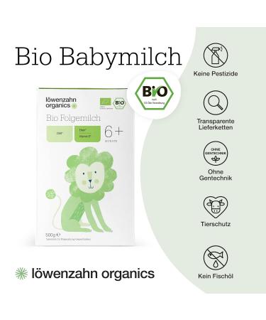Dandelion Organics Bio Follow-Up Milk 6+ Months | Healthy Baby Milk Powder & Baby Food - Buy Online on GoSupps.com