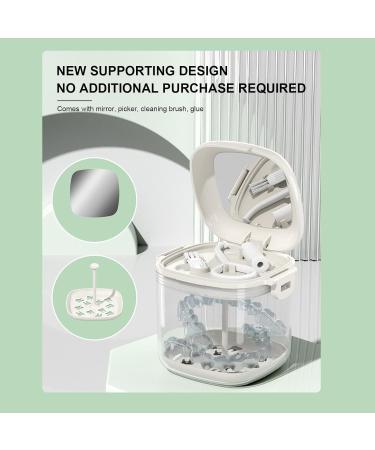 Mundschutzetui - Hierarchical Hollow Tedge-Aligner Case with Mirror Brush | Transparent Travel Utensils for Mouth Protection Night Protection & Oral Care | Zagaro White - Buy Online on GoSupps.com