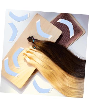 FRCOLOR 36 Sheets Hair Extension Film Wig Hair Sticker Lace Tape Hair Extension Holder Extension Tape for Hair Women Hair Tape Hair System Tape Women's Double Sided Pu Reissue Block 9.00X6.00X0.05CM Sky-blue - Buy Online on GoSupps.com