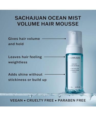 SachaJuan Ocean Mist Volume Hair Mousse 150 ml - International Shipping Available - Enhance Your Hair Volume - Buy Online on GoSupps.com