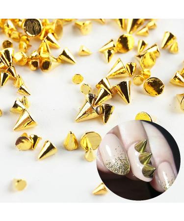 Shop DANNEASY 2 Boxes Punk Nail Charms - 24 Grid Mix-Color Metal Rivet Cone Spikes for Acrylic Nails - Nail Art Studs & Jewels - International Shipping Available - Buy Online on GoSupps.com