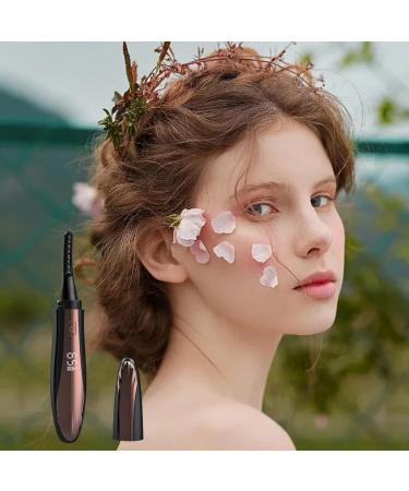 Eye Lash Curler Electric Eyelash Curler Rechargeable Heated Eye Lash Curler Eyelash Curler with Digital Display Heating Eyelash Curler USB Rechargeable Lash Enhancer for Family Wife Wedding Black - Buy Online on GoSupps.com