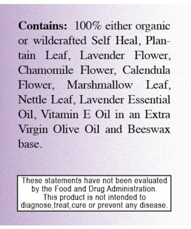 Herb Lore Healing Salve - 4 oz | Natural Baby Diaper Rash Ointment, Cradle Cap & Nipple Cream | Self Heal, Calendula, Lavender | Beeswax & EVO - Buy Online on GoSupps.com