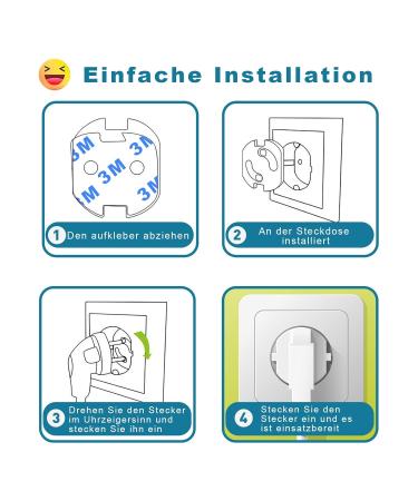 Shop PHAVESAS Child Locking Sockets - 12 Pack Safe Socket Fuses for Babies & Kids - Buy Online on GoSupps.com