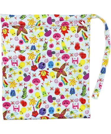 Egurs Monkey Blue Diaper Bag Wetbag - Large & Medium for On-the-Go - International Shipping Available - Buy Online on GoSupps.com