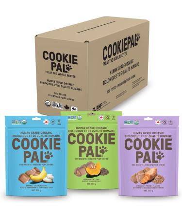 Cookie PAL Variety Pack Biscuits Human Grade Dog Treats 300g (Pack of 3) Non GMO Organic Variety Pack 300 g (Pack of 3) - Buy Online on GoSupps.com