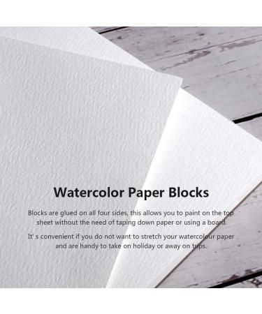 Paul Rubens Watercolor Block  140-lb Artist Quality Watercolor Paper Pad Acid-Free Cold Pressed  50 Percent Cotton Rag  Sized 7.6 x 5.3 Inches  20 Sheet 7.6 x 5.3 Cover-02 - Buy Online on GoSupps.com