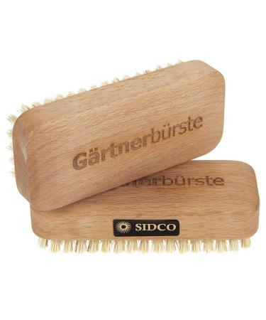SIDCO Gardeners Brush Set - 2 Nail & Hand Washing Brushes for Craftsmen - Premium Wood Cleaning Tools - Buy Online on GoSupps.com