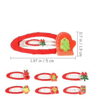 Lurrose 12-Piece Christmas Hair Clip Set - Festive Trees & Reindeer Hairpins for Women & Girls - Perfect Holiday Accessories! - Buy Online on GoSupps.com