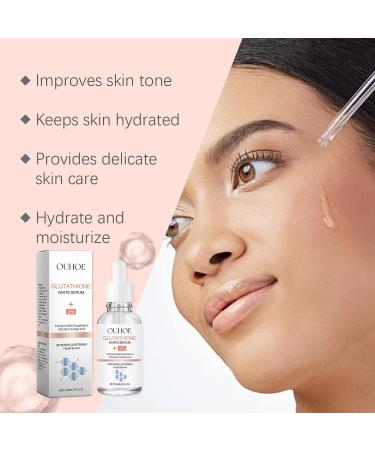 Glutathione Serum with Kojic Acid & Vitamin C - INSKIN Nicotinamide Serum for Face for Hydrated - Face Serum Reduce Dark Spot Shrink Pores& Improve Skin Tone - Buy Online on GoSupps.com