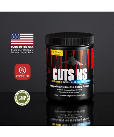 Universal Nutrition Animal Cuts NS Powder (ICE POP) - Caffeine-Free Weight Management Supplement | 42 Portions | Boost Metabolism & Reduce Water Retention - Buy Online on GoSupps.com