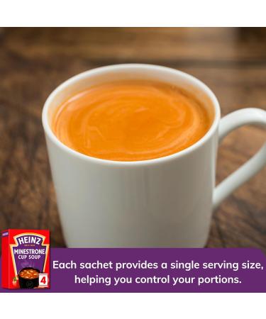Heinz Cup Soup Minestrone Pack of 6 total 24 Sachets Wooden Spoon - Buy Online on GoSupps.com