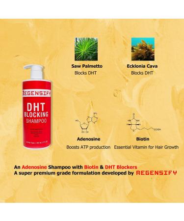 REGENSIFY DHT Blocking Shampoo 500ml - Adenosine & Biotin Formula for Hair Growth | DHT Blockers Included - Buy Online on GoSupps.com