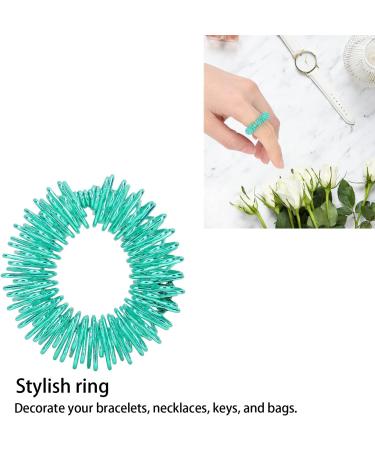 Pen Finger Massager - Mini Acupuncture Spring Rings for Stress Relief & Enhanced Circulation (Green) - International Shipping Available - Buy Online on GoSupps.com